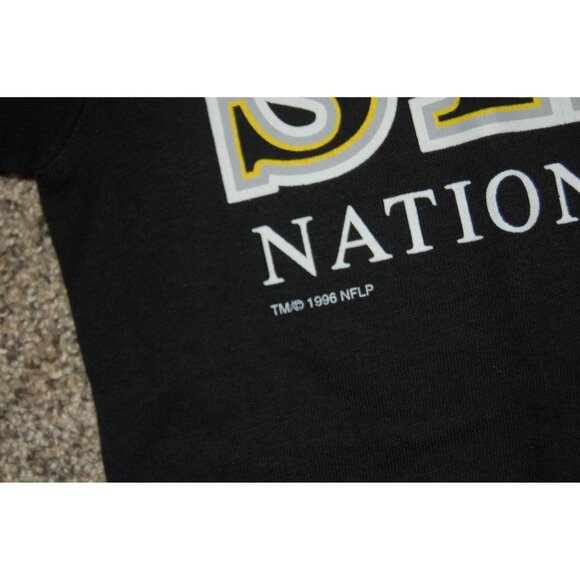 NWOT Vintage 1996 Pittsburgh Steelers Single Stitch T-Shirt Mens Medium Spellout - Picture 3 of 8